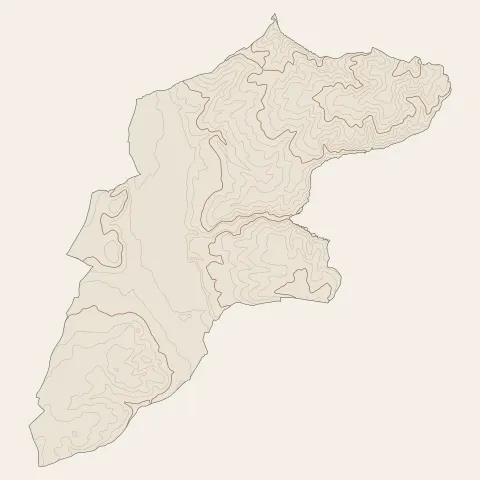 Lapalisse : courbes de niveau
