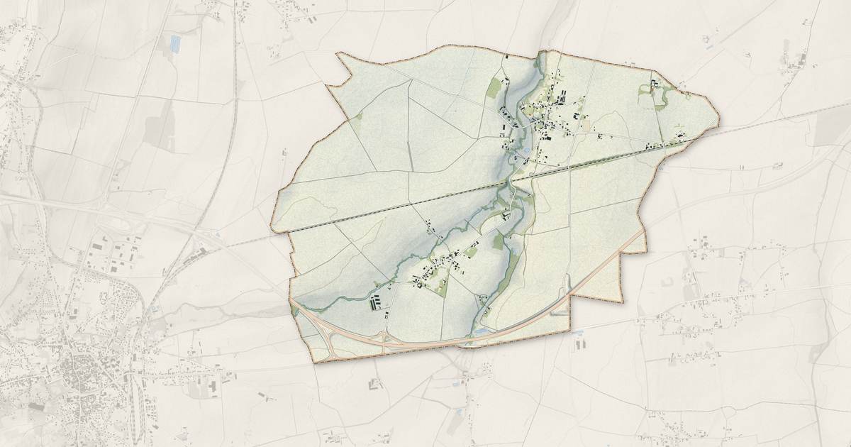 Portrait cartographique de Monteignet-sur-l'Andelot : relief, eau, forêts, bâti et voies, calculés à partir des données de l'IGN
