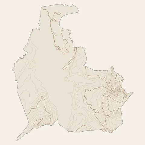 Montluçon : courbes de niveau