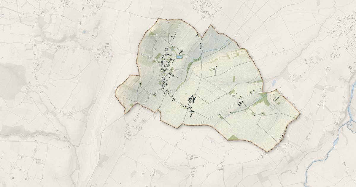 Portrait cartographique de Montord : relief, eau, forêts, bâti et voies, calculés à partir des données de l'IGN