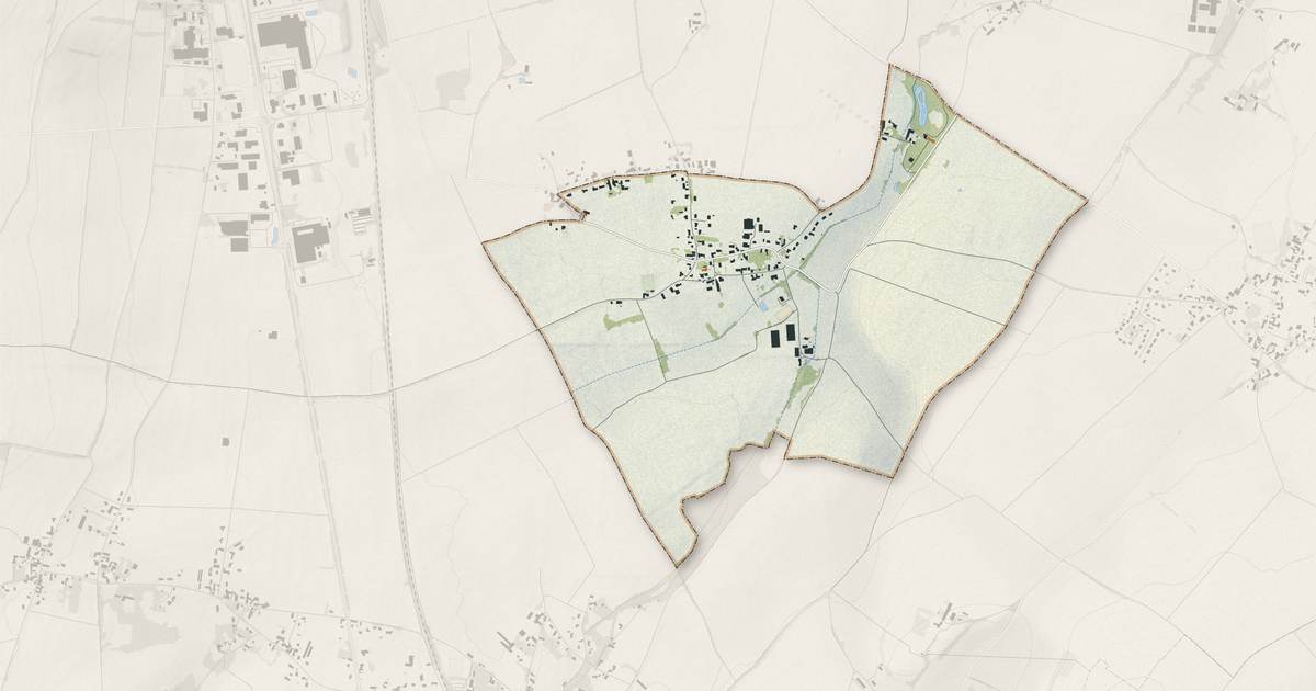Portrait cartographique de Poëzat : relief, eau, forêts, bâti et voies, calculés à partir des données de l'IGN