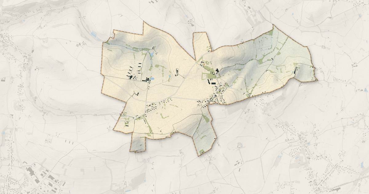 Portrait cartographique de Saint-Félix : relief, eau, forêts, bâti et voies, calculés à partir des données de l'IGN