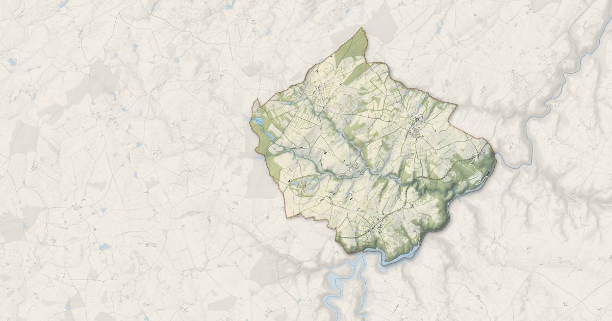 Portrait cartographique de Teillet-Argenty : relief, eau, forêts, bâti et voies, calculés à partir des données de l'IGN