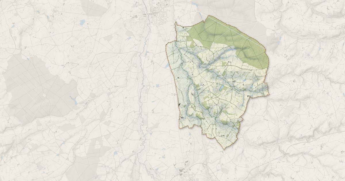 Portrait cartographique de Tortezais : relief, eau, forêts, bâti et voies, calculés à partir des données de l'IGN