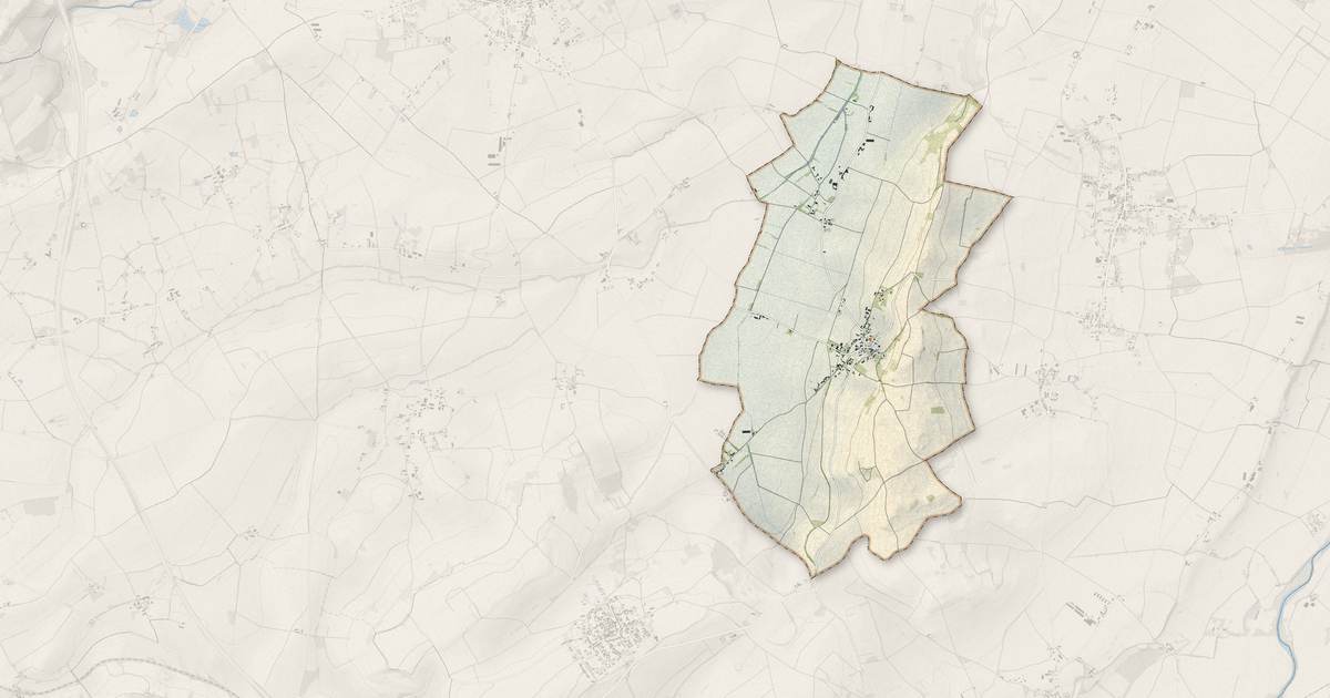 Portrait cartographique de Ussel-d'Allier : relief, eau, forêts, bâti et voies, calculés à partir des données de l'IGN