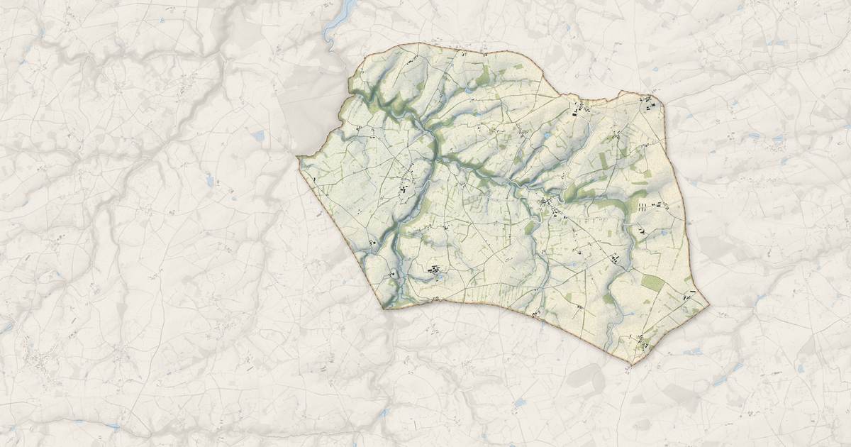 Portrait cartographique de Viplaix : relief, eau, forêts, bâti et voies, calculés à partir des données de l'IGN