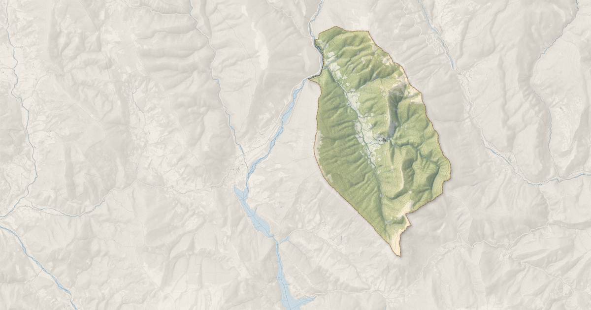 Portrait cartographique de Allons : relief, eau, forêts, bâti et voies, calculés à partir des données de l'IGN