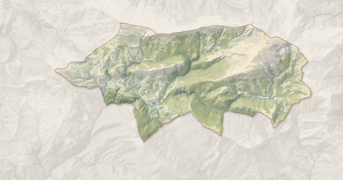 Portrait cartographique de Authon : relief, eau, forêts, bâti et voies, calculés à partir des données de l'IGN