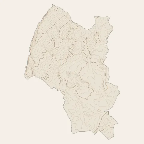 Forcalquier : courbes de niveau