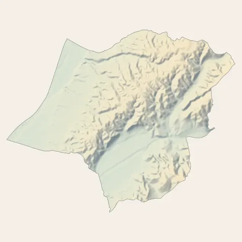Gréoux-les-Bains : relief