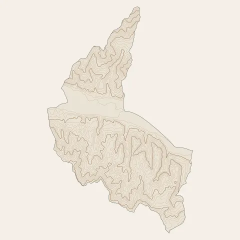 Malijai : courbes de niveau