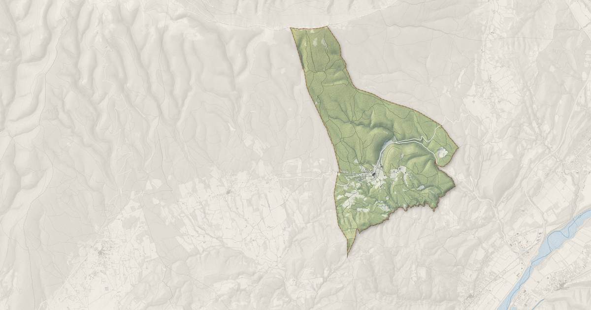 Portrait cartographique de Mallefougasse-Augès : relief, eau, forêts, bâti et voies, calculés à partir des données de l'IGN