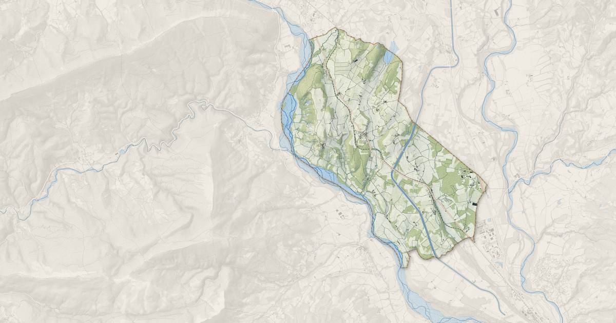 Portrait cartographique de Mison : relief, eau, forêts, bâti et voies, calculés à partir des données de l'IGN