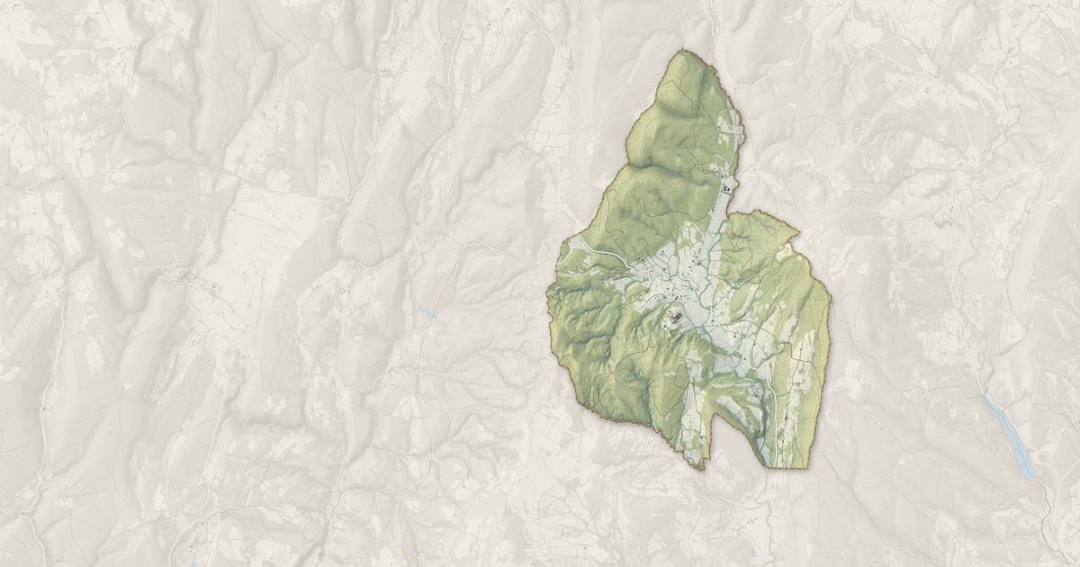 Portrait cartographique de Revest-des-Brousses : relief, eau, forêts, bâti et voies, calculés à partir des données de l'IGN