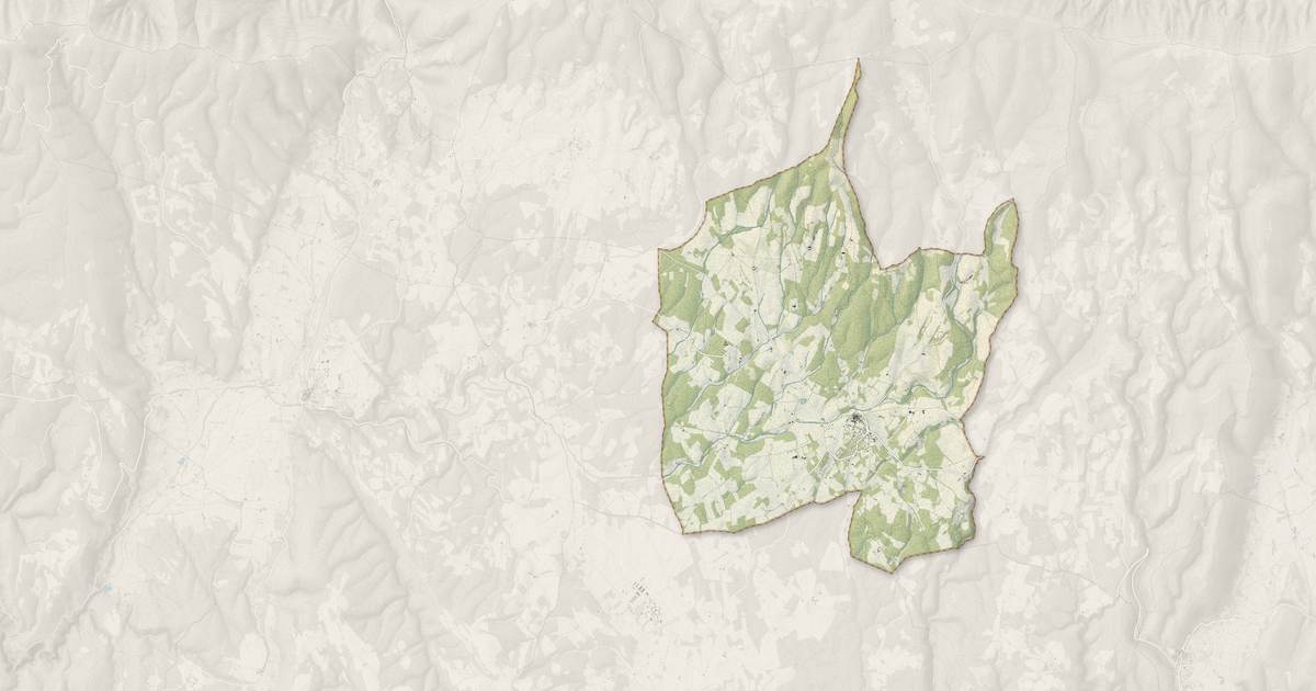 Portrait cartographique de Revest-du-Bion : relief, eau, forêts, bâti et voies, calculés à partir des données de l'IGN