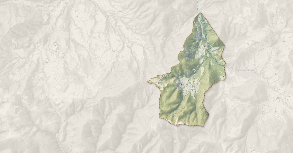 Portrait cartographique de Saint-Martin-lès-Seyne : relief, eau, forêts, bâti et voies, calculés à partir des données de l'IGN