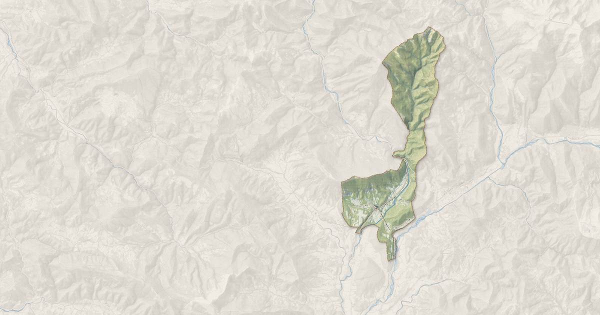 Portrait cartographique de Aspres-sur-Buëch : relief, eau, forêts, bâti et voies, calculés à partir des données de l'IGN