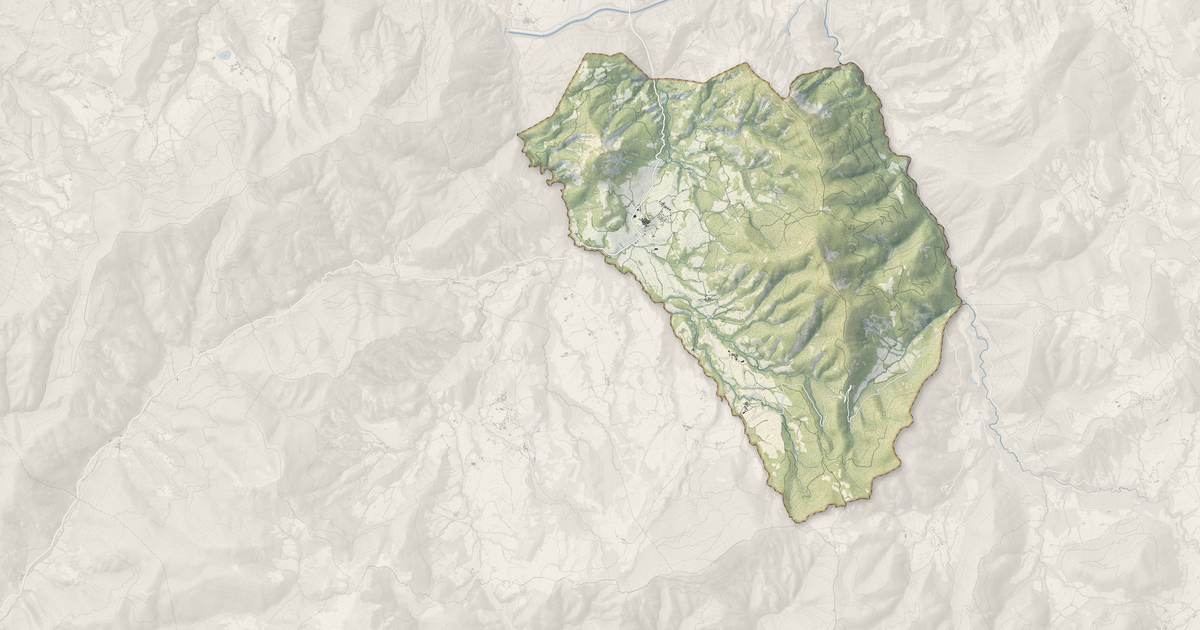 Portrait cartographique de Bréziers : relief, eau, forêts, bâti et voies, calculés à partir des données de l'IGN