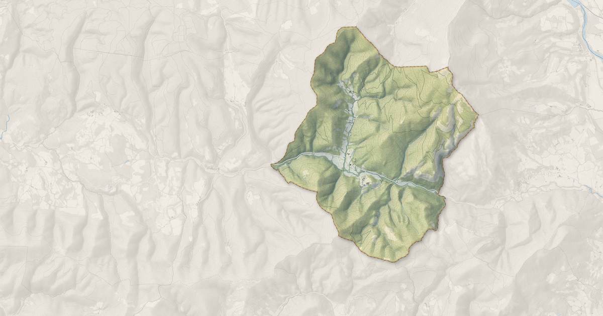 Portrait cartographique de Chanousse : relief, eau, forêts, bâti et voies, calculés à partir des données de l'IGN
