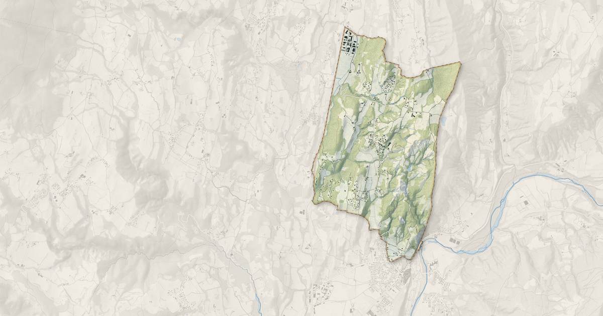 Portrait cartographique de Châteauvieux : relief, eau, forêts, bâti et voies, calculés à partir des données de l'IGN