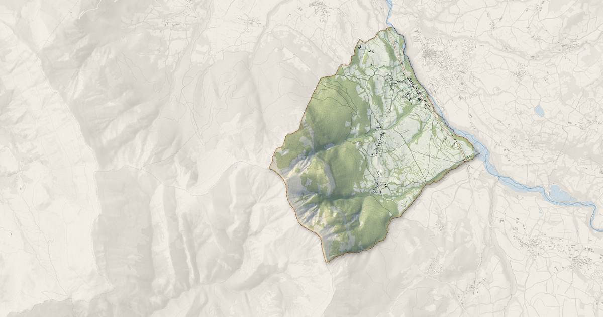 Portrait cartographique de La Fare-en-Champsaur : relief, eau, forêts, bâti et voies, calculés à partir des données de l'IGN