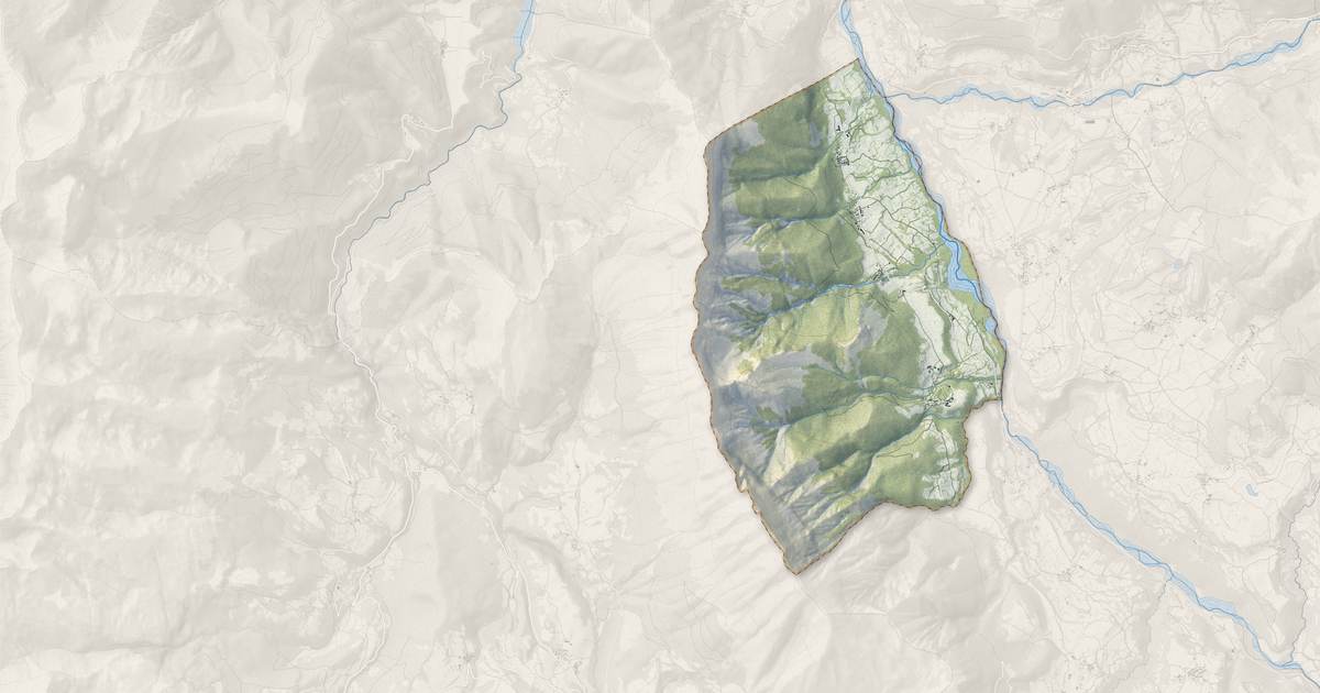 Portrait cartographique de Le Glaizil : relief, eau, forêts, bâti et voies, calculés à partir des données de l'IGN