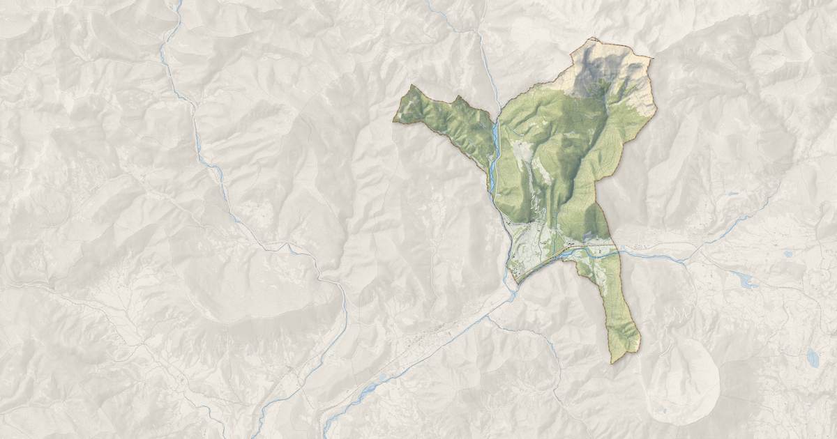 Portrait cartographique de Montmaur : relief, eau, forêts, bâti et voies, calculés à partir des données de l'IGN