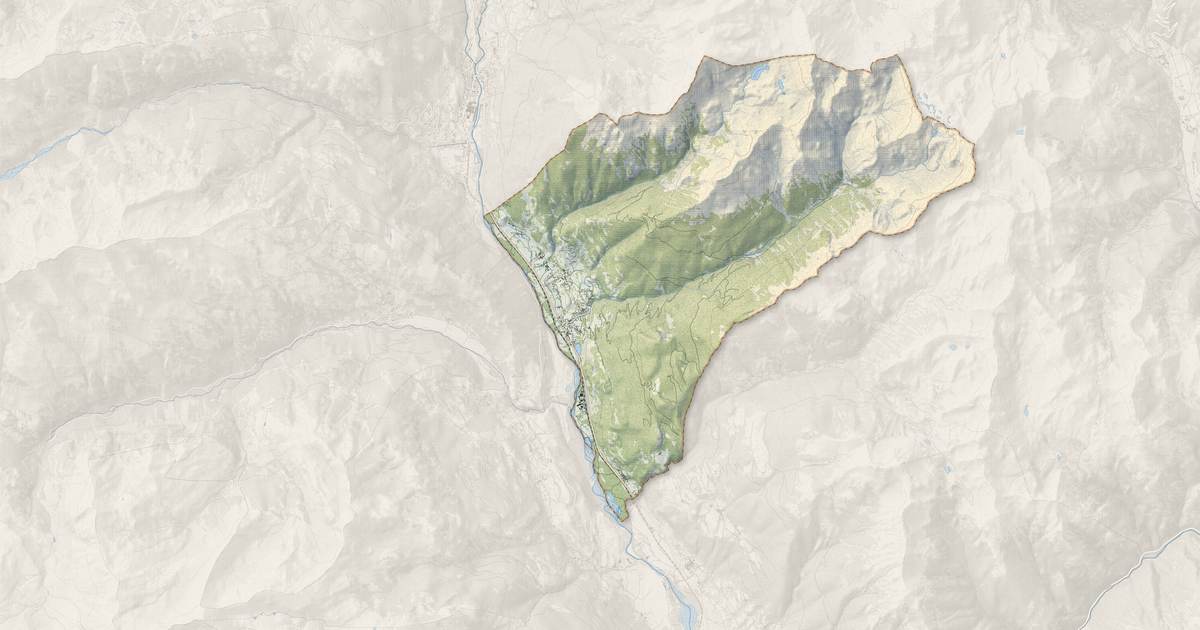 Portrait cartographique de La Roche-de-Rame : relief, eau, forêts, bâti et voies, calculés à partir des données de l'IGN