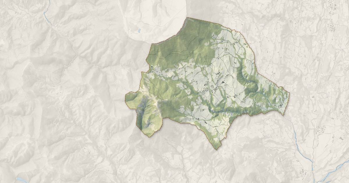 Portrait cartographique de Sigoyer : relief, eau, forêts, bâti et voies, calculés à partir des données de l'IGN