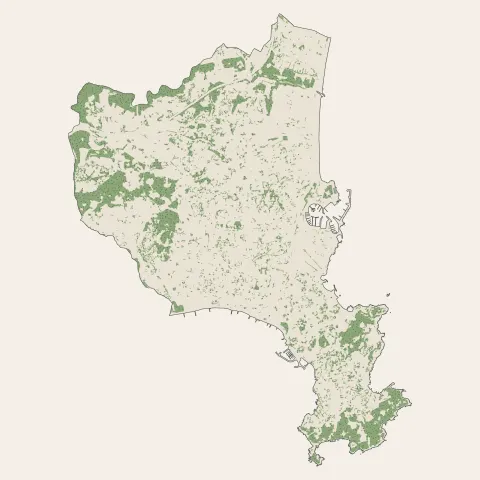 Antibes : bois, forêts et landes