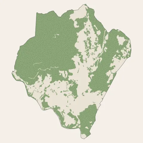Auribeau-sur-Siagne : bois, forêts et landes