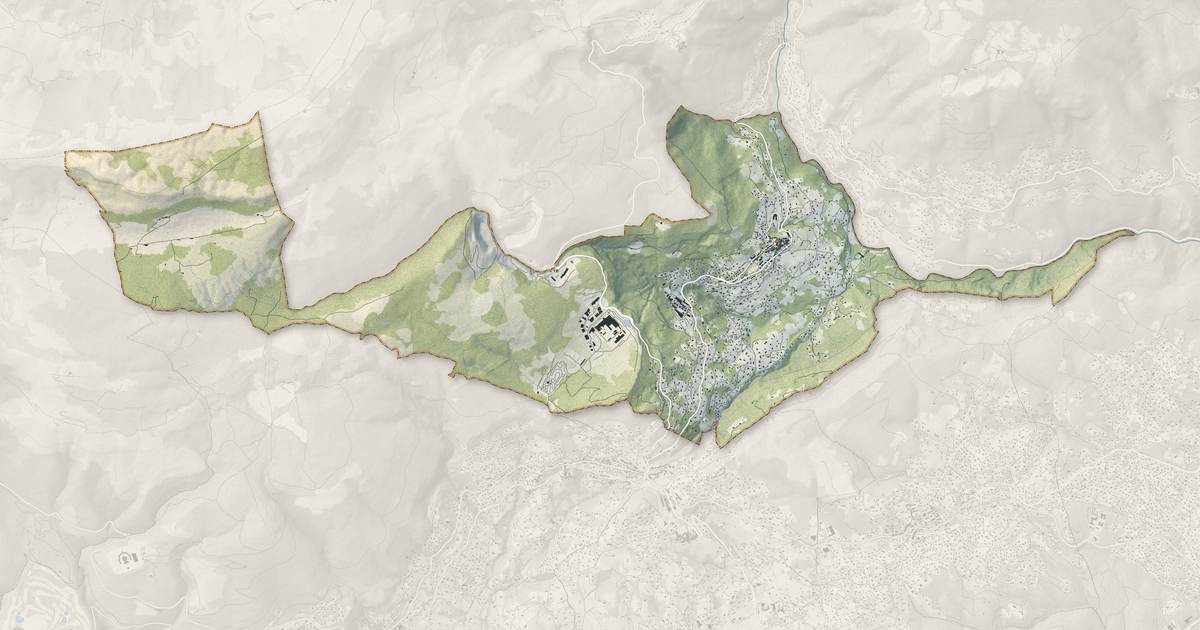 Portrait cartographique de Le Bar-sur-Loup : relief, eau, forêts, bâti et voies, calculés à partir des données de l'IGN