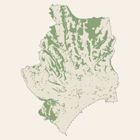 Cagnes-sur-Mer : bois, forêts et landes