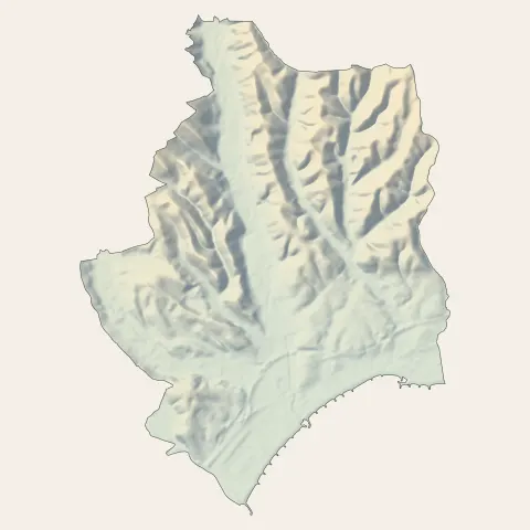 Cagnes-sur-Mer : relief