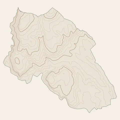 La Colle-sur-Loup : courbes de niveau