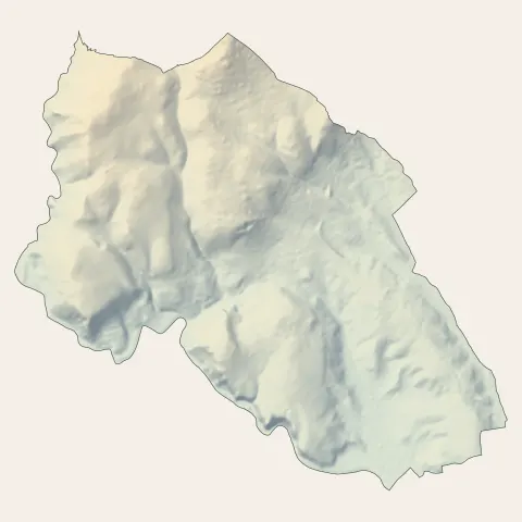 La Colle-sur-Loup : relief