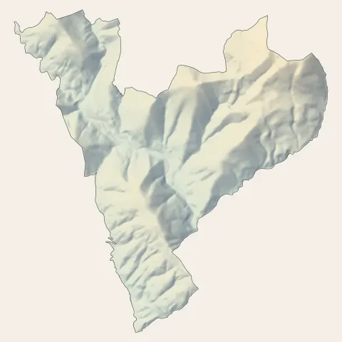 L'Escarène : relief