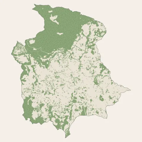 Grasse : bois, forêts et landes