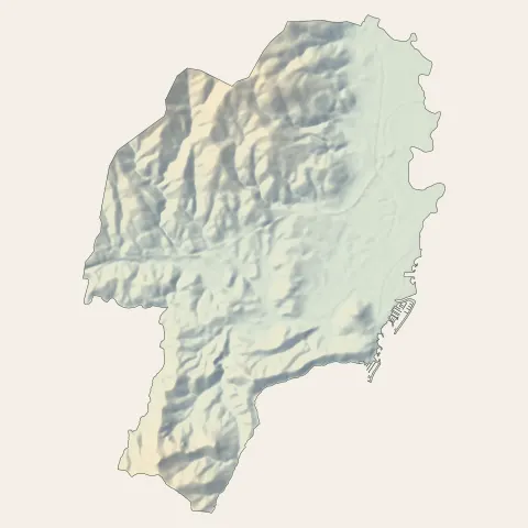 Mandelieu-la-Napoule : relief