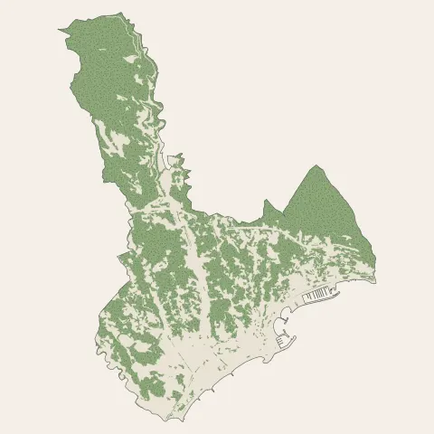 Menton : bois, forêts et landes