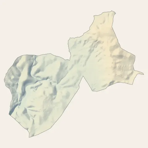 Mouans-Sartoux : relief