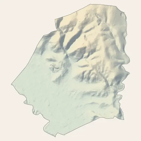 La Roquette-sur-Siagne : relief