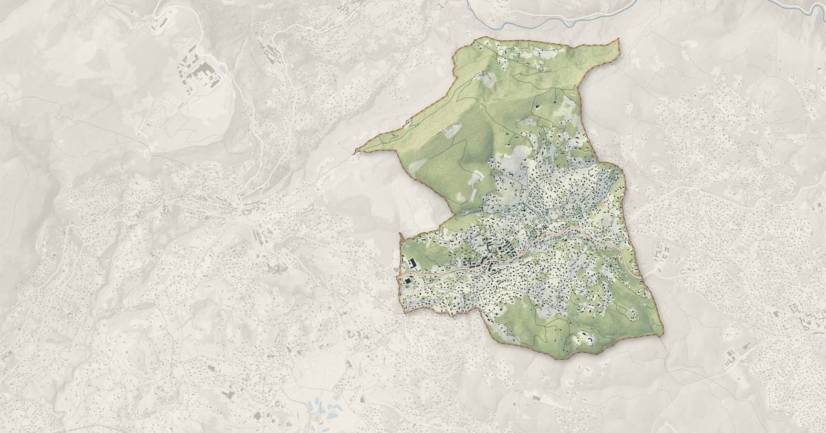 Portrait cartographique de Le Rouret : relief, eau, forêts, bâti et voies, calculés à partir des données de l'IGN