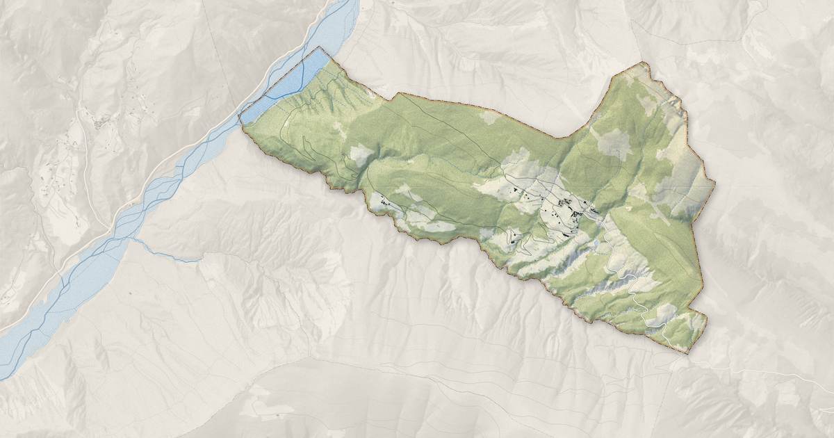 Portrait cartographique de Saint-Léger : relief, eau, forêts, bâti et voies, calculés à partir des données de l'IGN