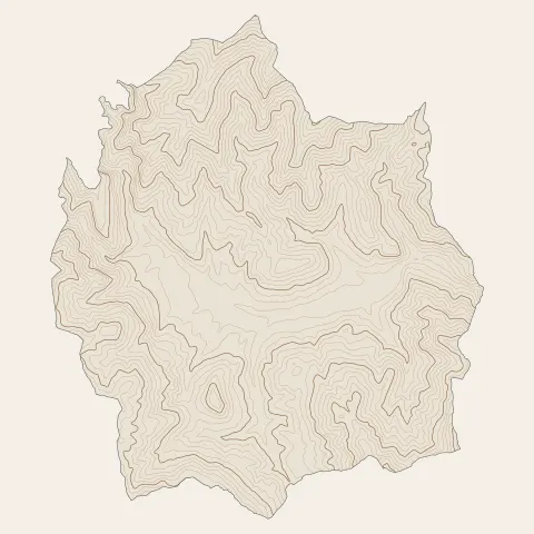 Sospel : courbes de niveau