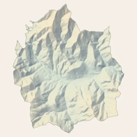 Sospel : relief