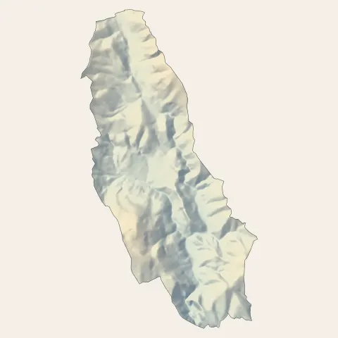 Tourrette-Levens : relief