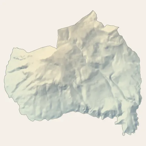 Tourrettes-sur-Loup : relief