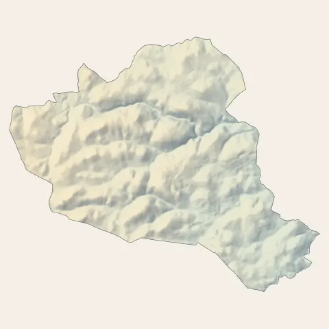 Valbonne : relief
