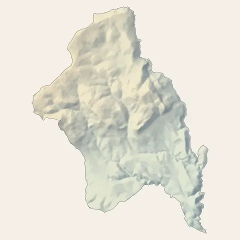 Vence : relief